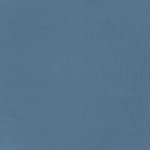 Musselin Uni Indigoblau
