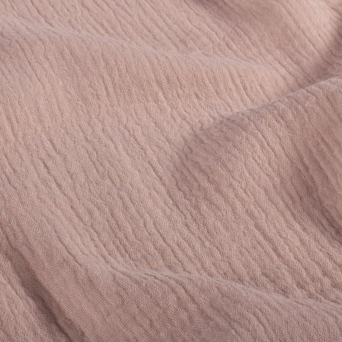 Musselin Uni Altrosa