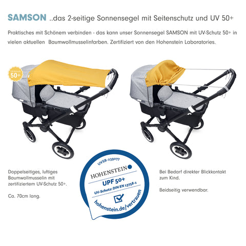 SAMSON musselin Sonnensegel