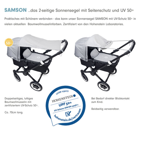 SAMSON musselin Sonnensegel