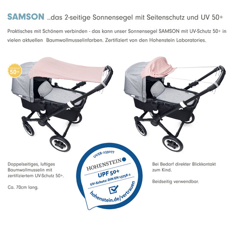 SAMSON musselin Sonnensegel