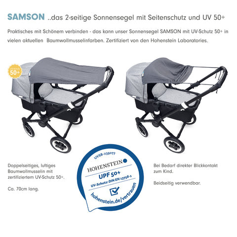 SAMSON musselin Sonnensegel