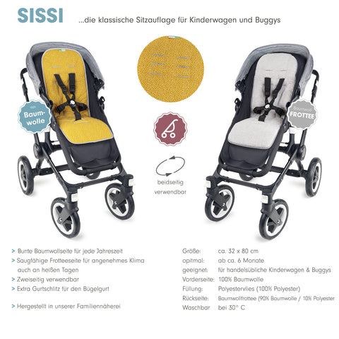 SISSI' die Sitzauflage mit Frottee