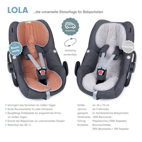 LOLA die musselin Sitzauflage