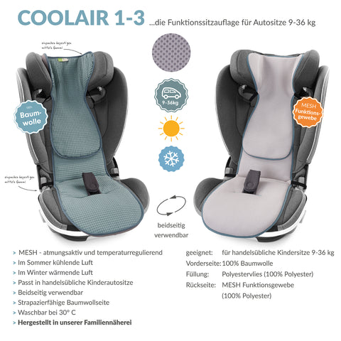 COOLAIR 1-3 die klassische Autositzauflage