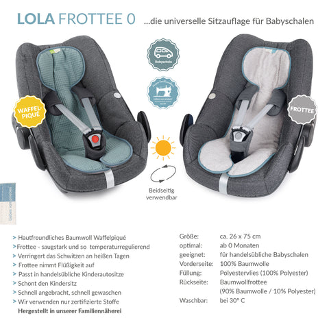 LOLA die musselin Sitzauflage