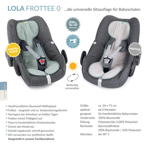 LOLA die musselin Sitzauflage