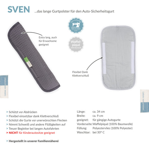 SVEN Gurtpolster für Erwachsene