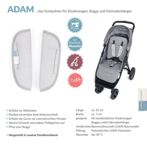 ADAM Gurtpolster mit Klett