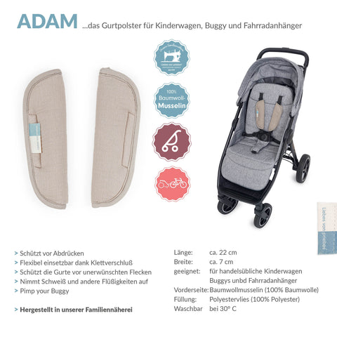 ADAM Gurtpolster mit Klett