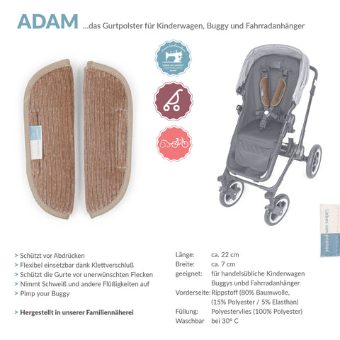 ADAM Gurtpolster mit Klett