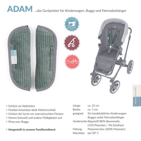 ADAM Gurtpolster mit Klett