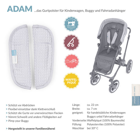 ADAM Gurtpolster mit Klett