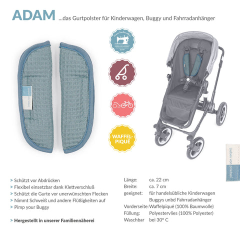 ADAM Gurtpolster mit Klett