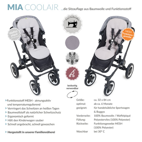 MIA COOLAIR die klassische Sitzauflage