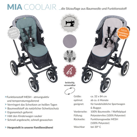 MIA COOLAIR die klassische Sitzauflage