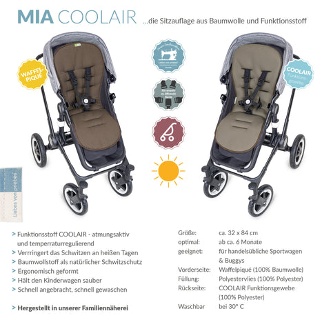 MIA COOLAIR die klassische Sitzauflage