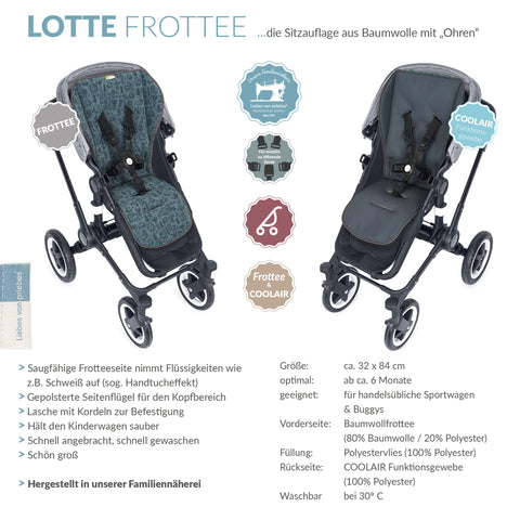 LOTTE COOLAIR die große Sitzauflage mit Ohren