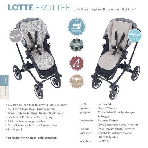 LOTTE COOLAIR die große Sitzauflage mit Ohren
