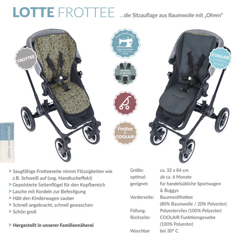 LOTTE COOLAIR die große Sitzauflage mit Ohren
