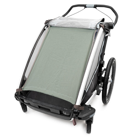 SÖREN musselin Sonnenschutz für Fahrradanhänger