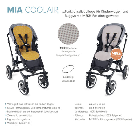MIA COOLAIR die klassische Sitzauflage