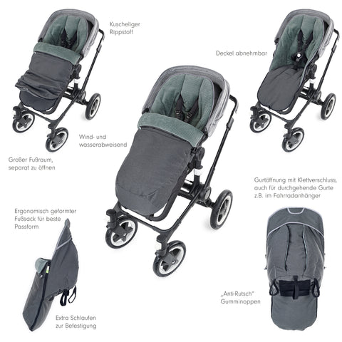 HUGO der Fusssack mit Klettverschluss