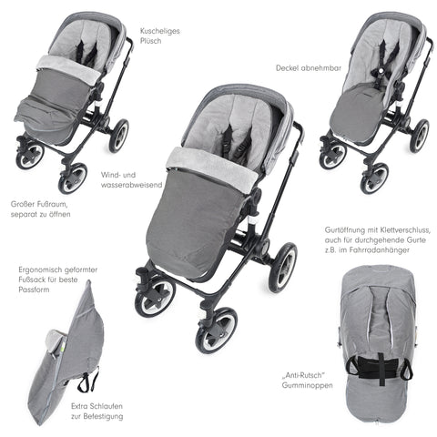 HUGO der Fusssack mit Klettverschluss