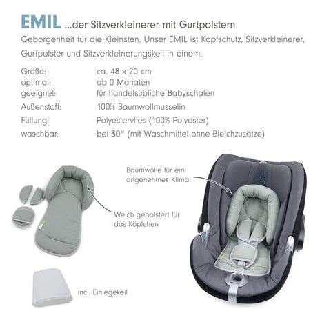 EMIL der Sitzverkleinerer für Kindersitz