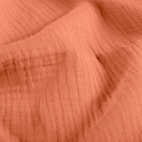 Musselin Uni Coral