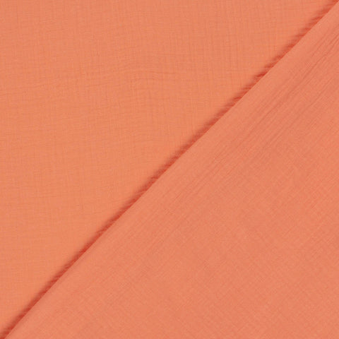 Musselin Uni Coral