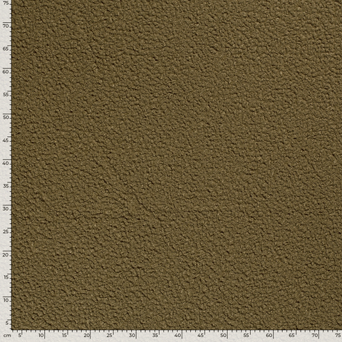 Bouclé Stoff Uni khaki-grün