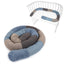 CAJA' kleine lange patchwork Bettschlange