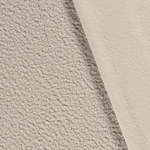 Bouclé Stoff Uni Beige